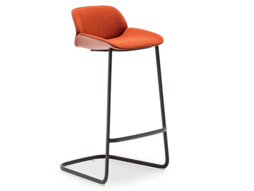 NUEZ BQ2777 - BQ2778 - High cantilever stool with back by Andreu World - view 2